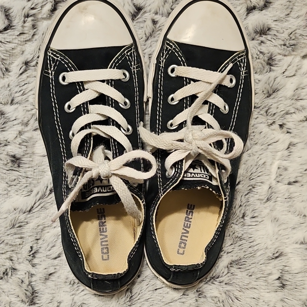 Converse Black and White High-Top Sneakers